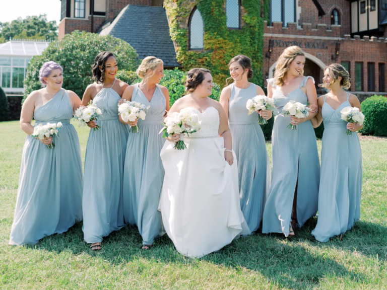 Elegant Bridesmaid Hair Straight Styles for a Wedding Day Look