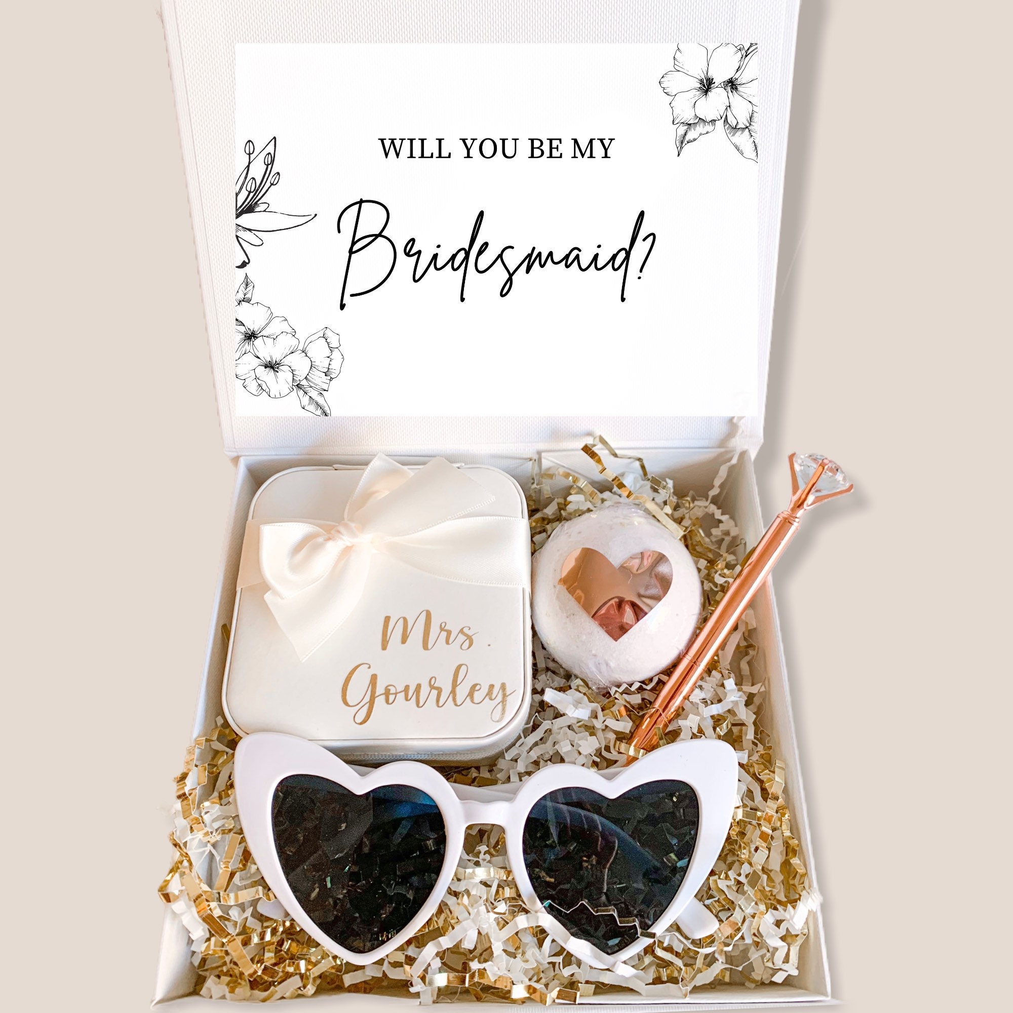 Will You Be My Bridesmaid Box: Unique Gift Ideas