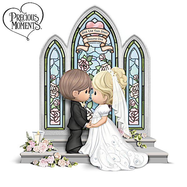 Precious Moments Bride and Groom Figurine | Timeless Wedding Collectible Gift