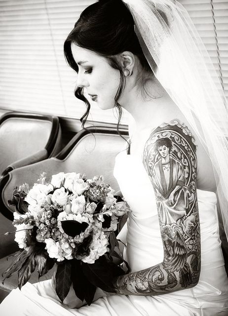 Classy Brides with Tattoos: How to Rock Ink on Your Big Day