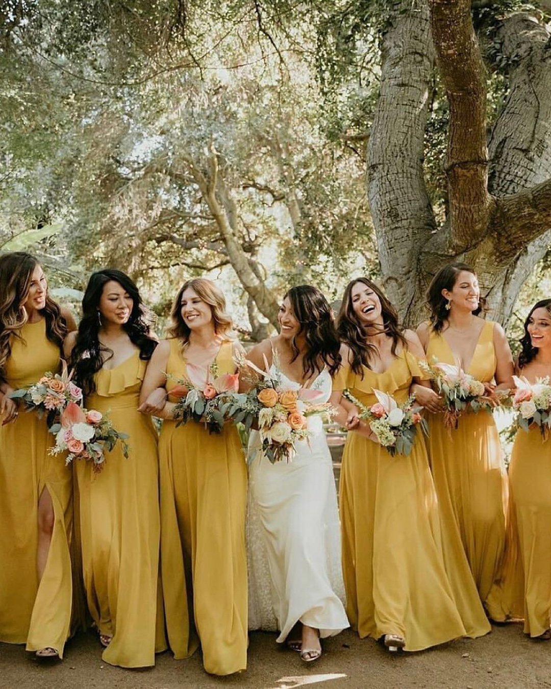 Shop the Best Yellow Bridesmaid Dresses: Mustard & Sunshine Shades for Every Wedding