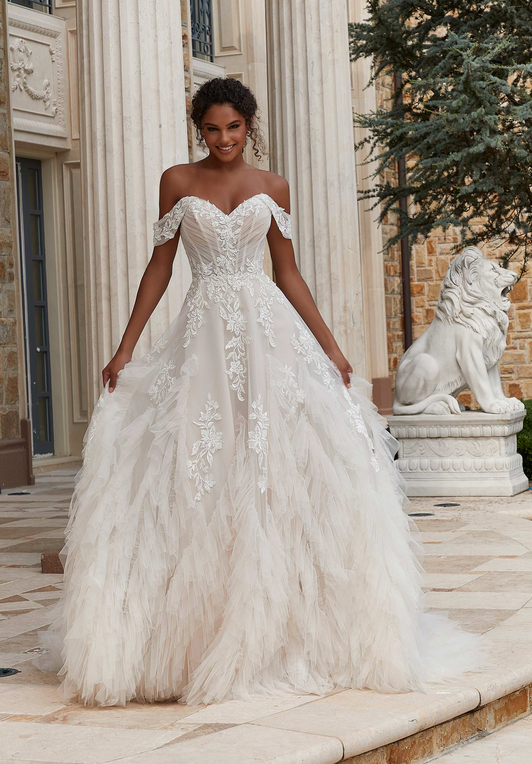 Stunning Wedding Dresses with Ruffles on the Bottom for a Perfect Bridal Look