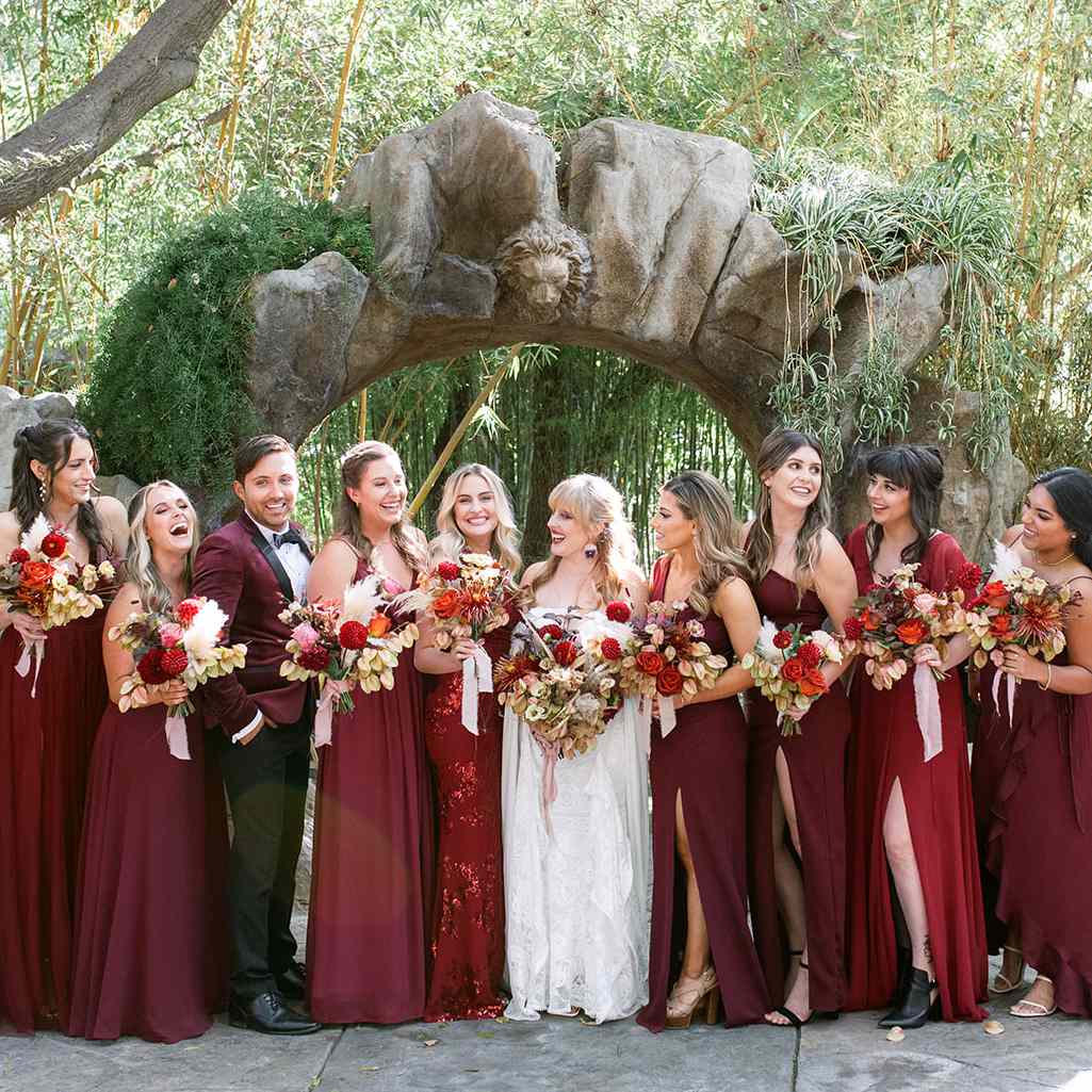 Elegant Burgundy Bridesmaid Dresses for Every Wedding Style