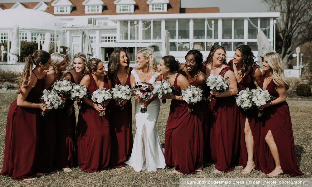 Elegant Burgundy Bridesmaid Dresses for Every Wedding Style