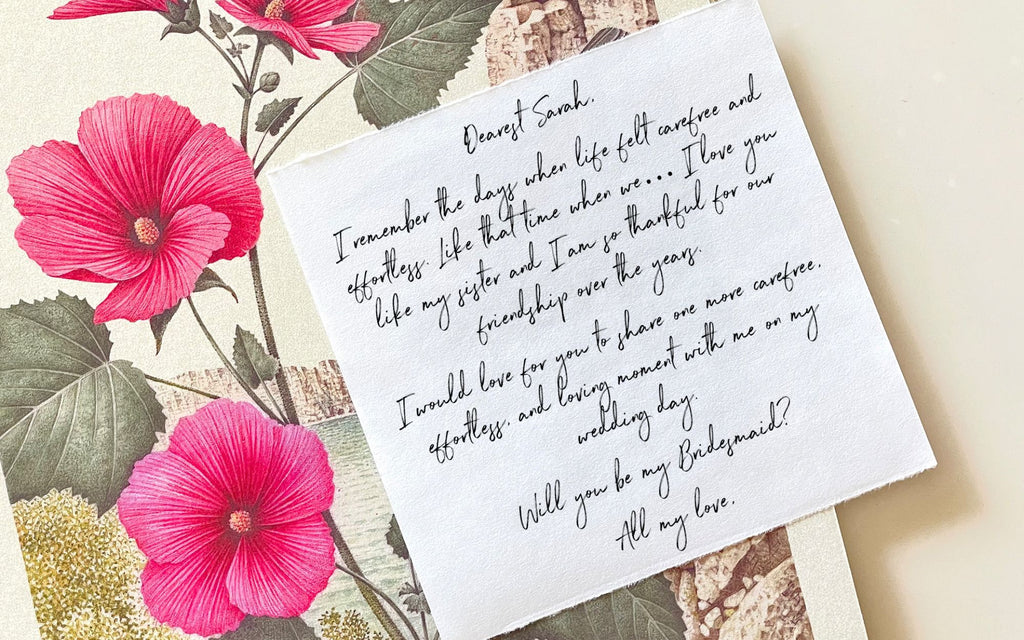 Heartfelt Bridesmaid Letter Ideas for the Bride: Make Her Day Extra Special