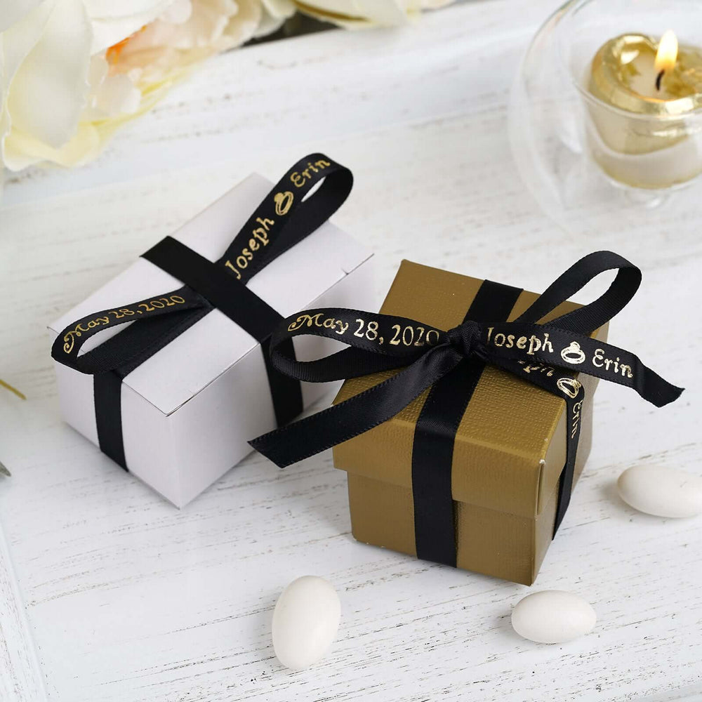 Custom Wedding Favor Ribbons: Add a Unique Flair to Your Celebration