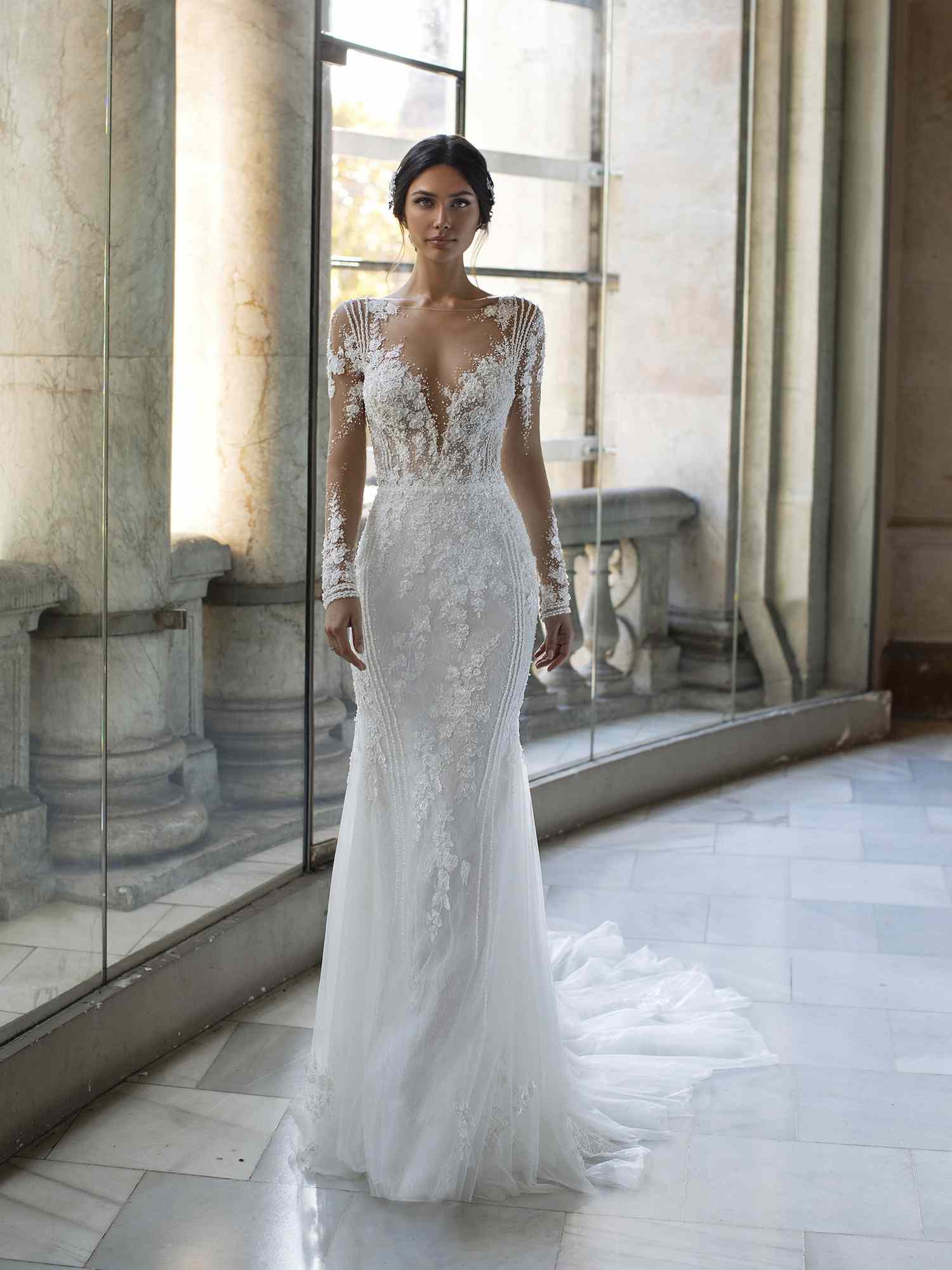 Elegant Guipure Lace Wedding Dresses for Modern Brides