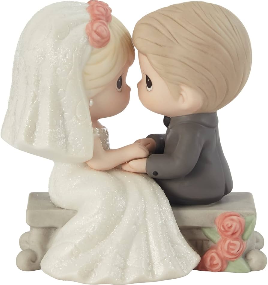 Beautiful Bride and Groom Precious Moments Figurine for Newlyweds