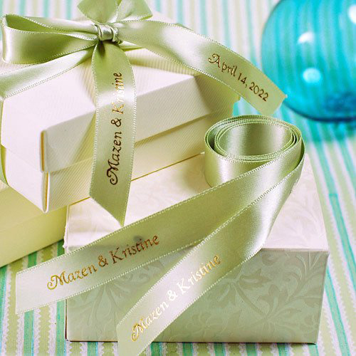 Custom Wedding Favor Ribbons: Add a Unique Flair to Your Celebration