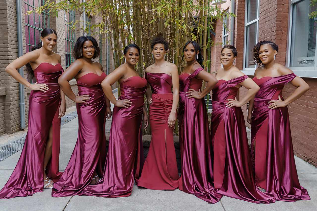 Shop Burgundy Floral Bridesmaid Dress: Styles & Trends 2024