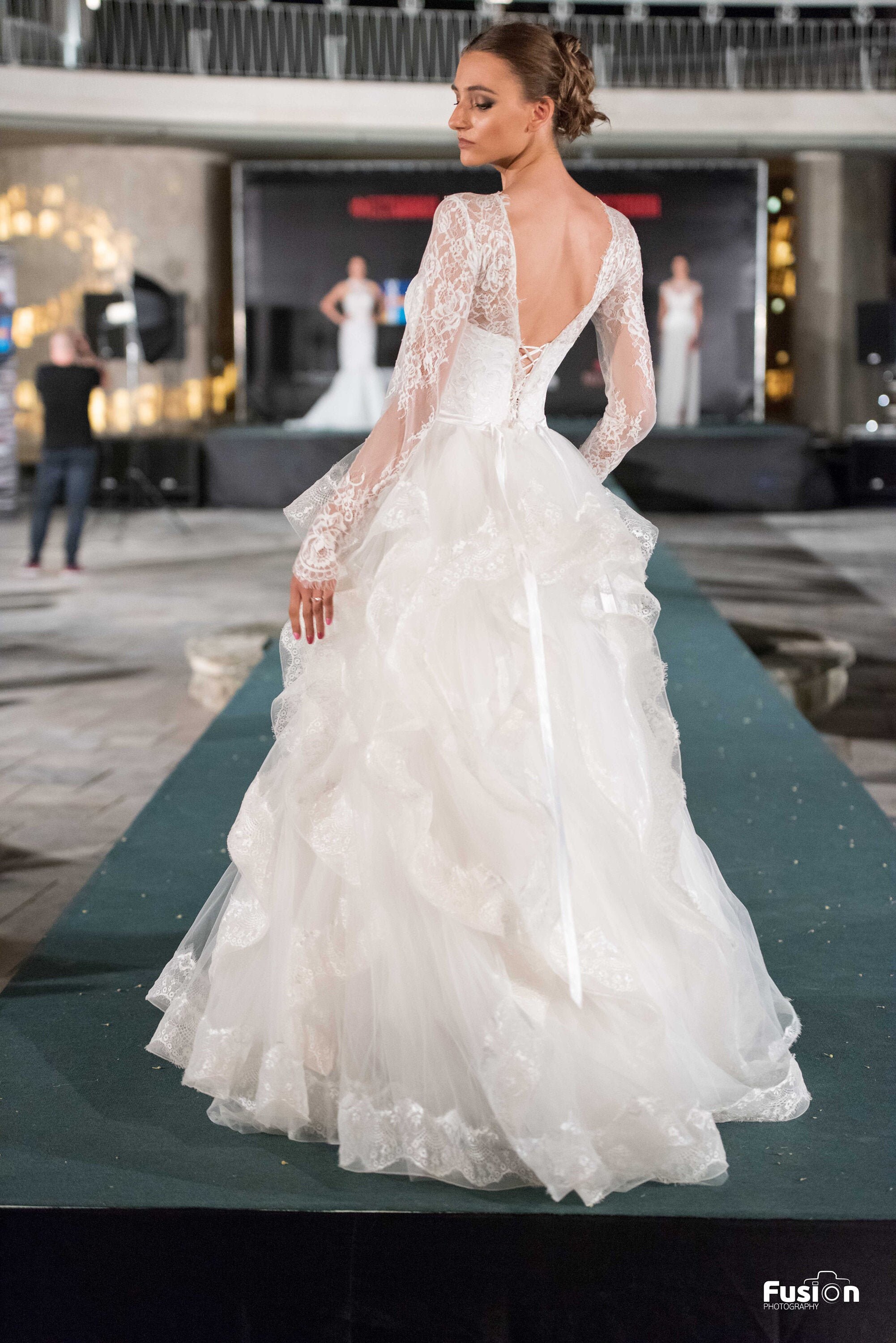 Where to Buy Lace and Ruffles Wedding Dress Online