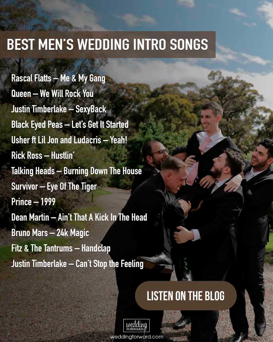 Cool Groomsmen Songs to Walk Down the Aisle (The Ultimate Playlist For Your Crew)