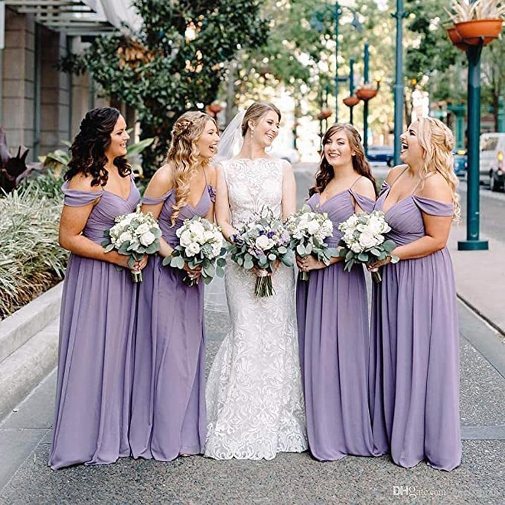 Shop Gorgeous Purple and Lilac Bridesmaid Dresses Online Now