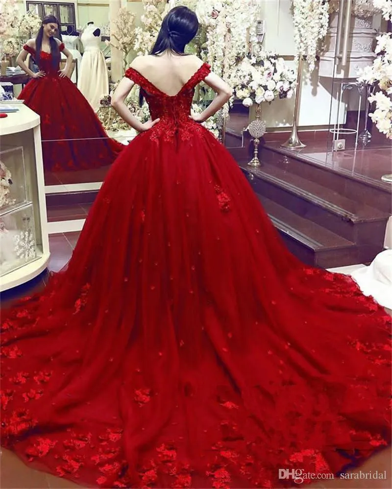 Red Ball Gown Wedding Dresses: Find Your Perfect Dress Today!