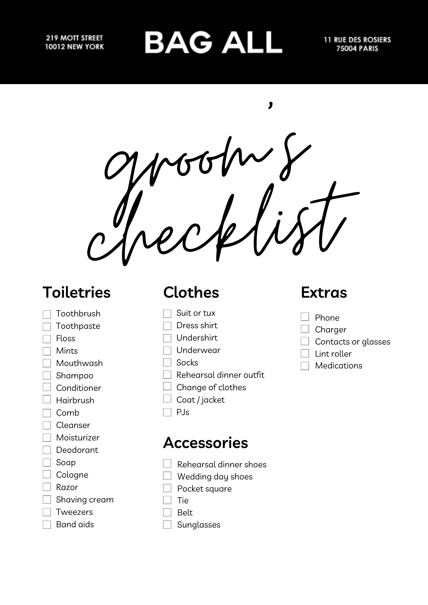 Grooms Ultimate Wedding Checklist: Everything You Need to Know Before Your Wedding Day