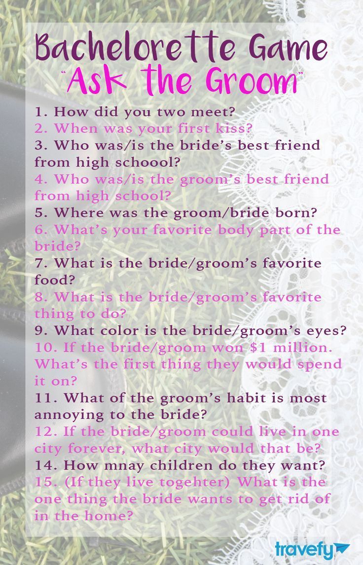 Best Questions for the Groom Bachelorette (Hilarious and Revealing Ideas)