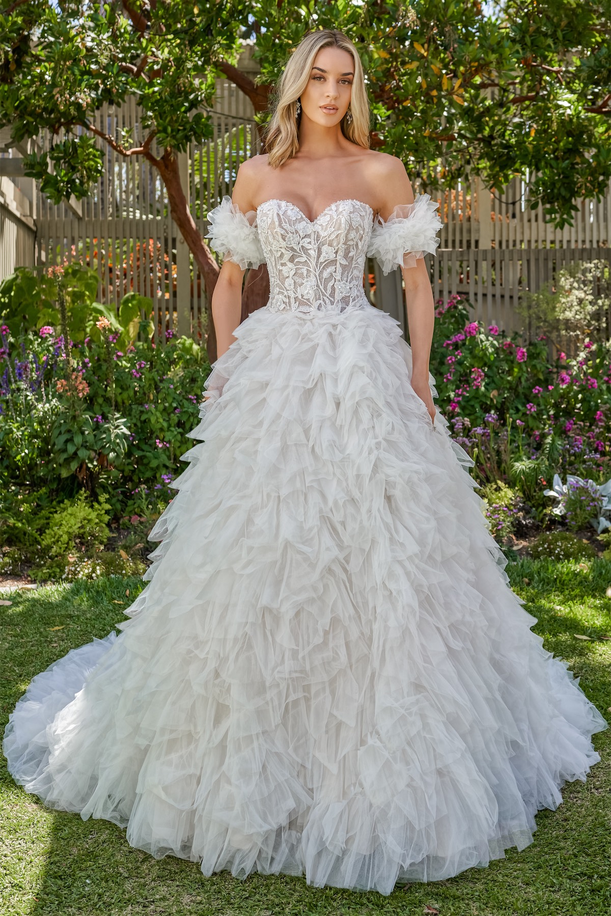 Dreamy Ruffled Tulle Wedding Dress: Find Your Perfect Fit