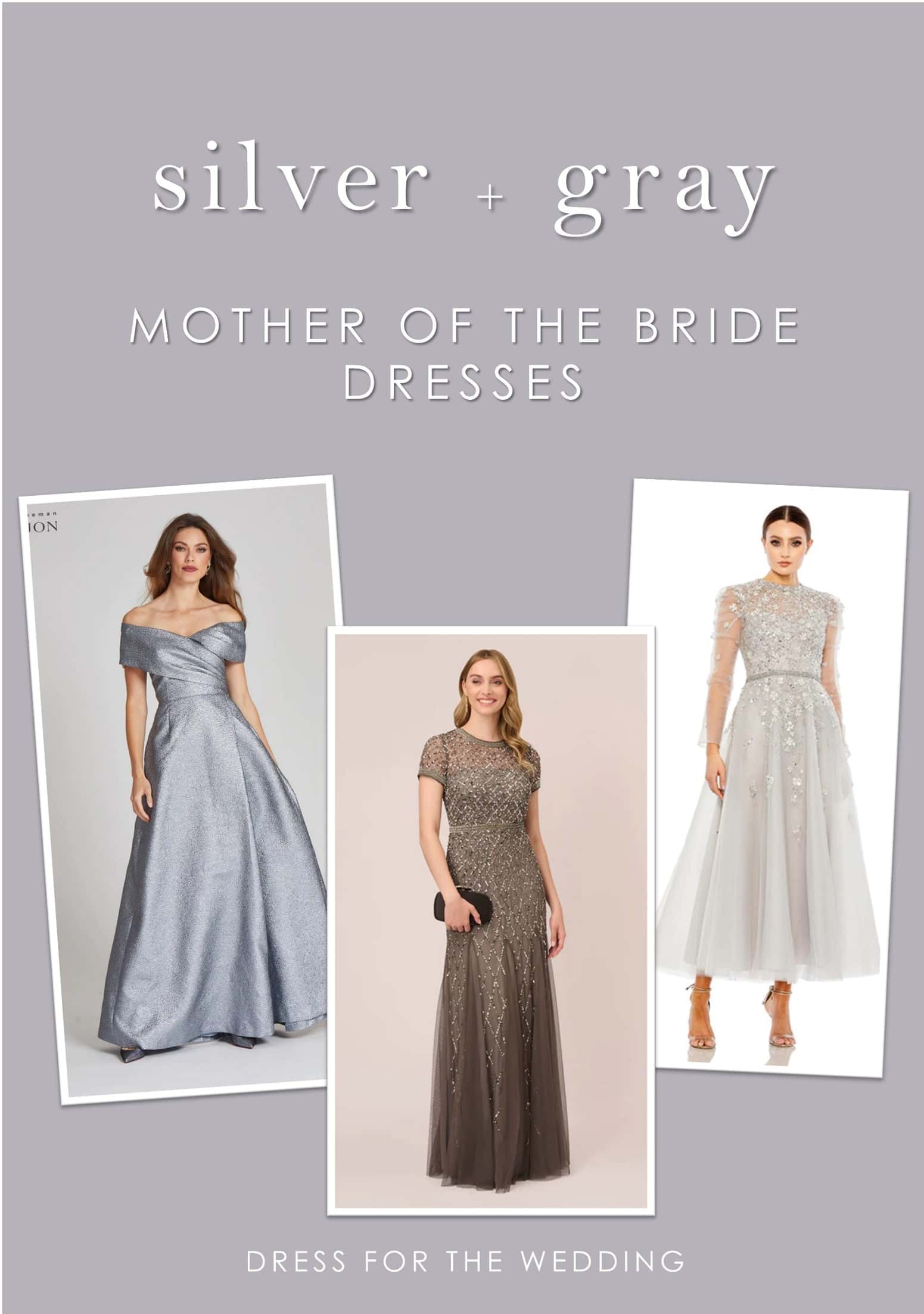 Shop Gray Dresses for Mother of the Groom (Top Picks & Deals)