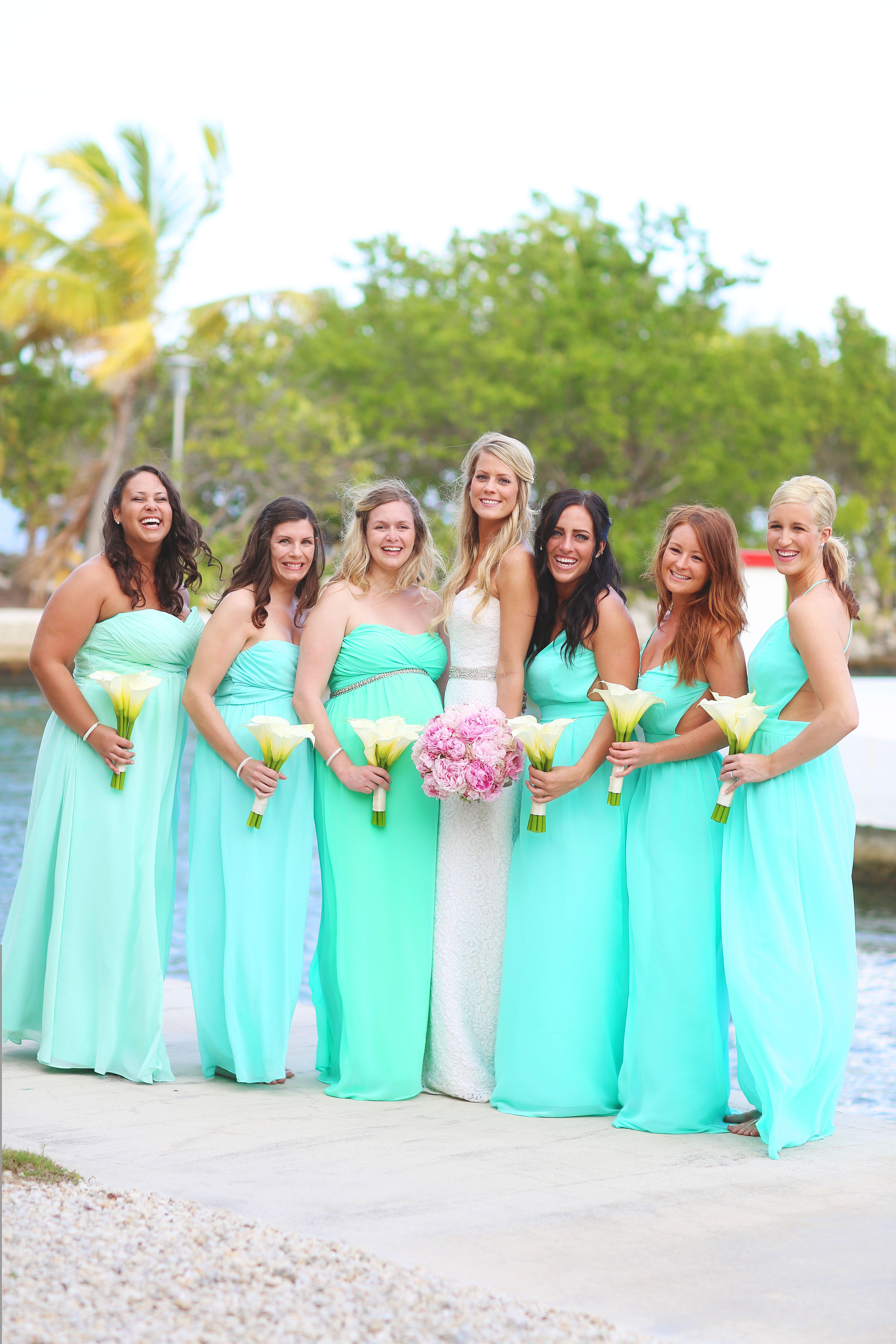 Discover Unique and Custom Mint Bridesmaid Dresses