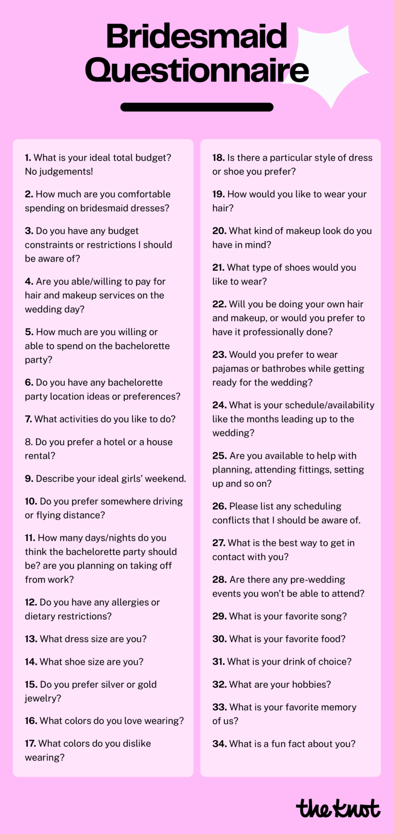 Top Questions to Ask Your Bridesmaids To Plan the Bachelorette