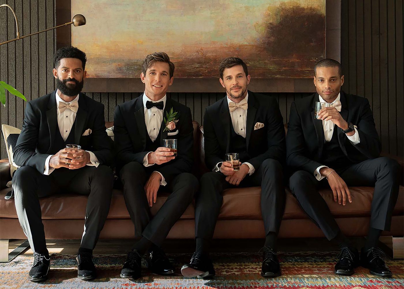 Groomsmen with Different Suits: How to Rock This Trendy Look?