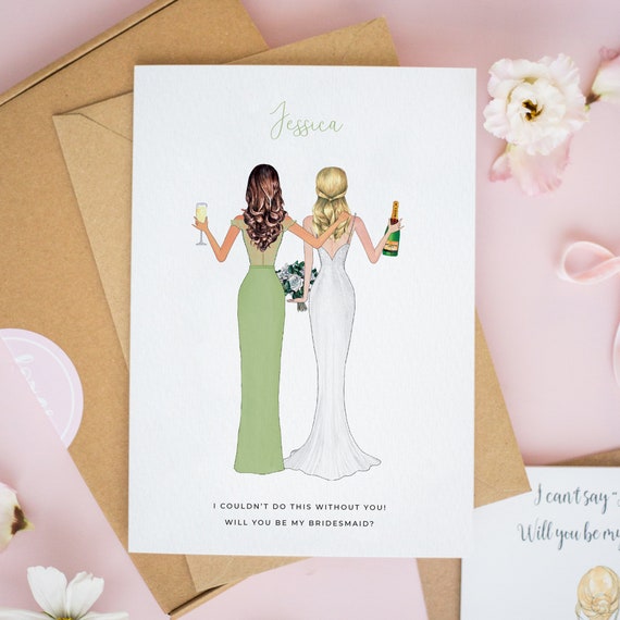 Cute Card for Bride from Bridesmaid: Say I Love You