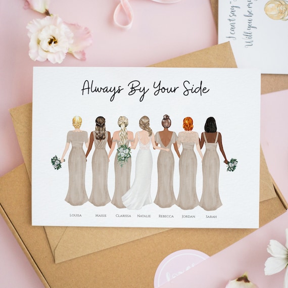 Cute Card for Bride from Bridesmaid: Say I Love You