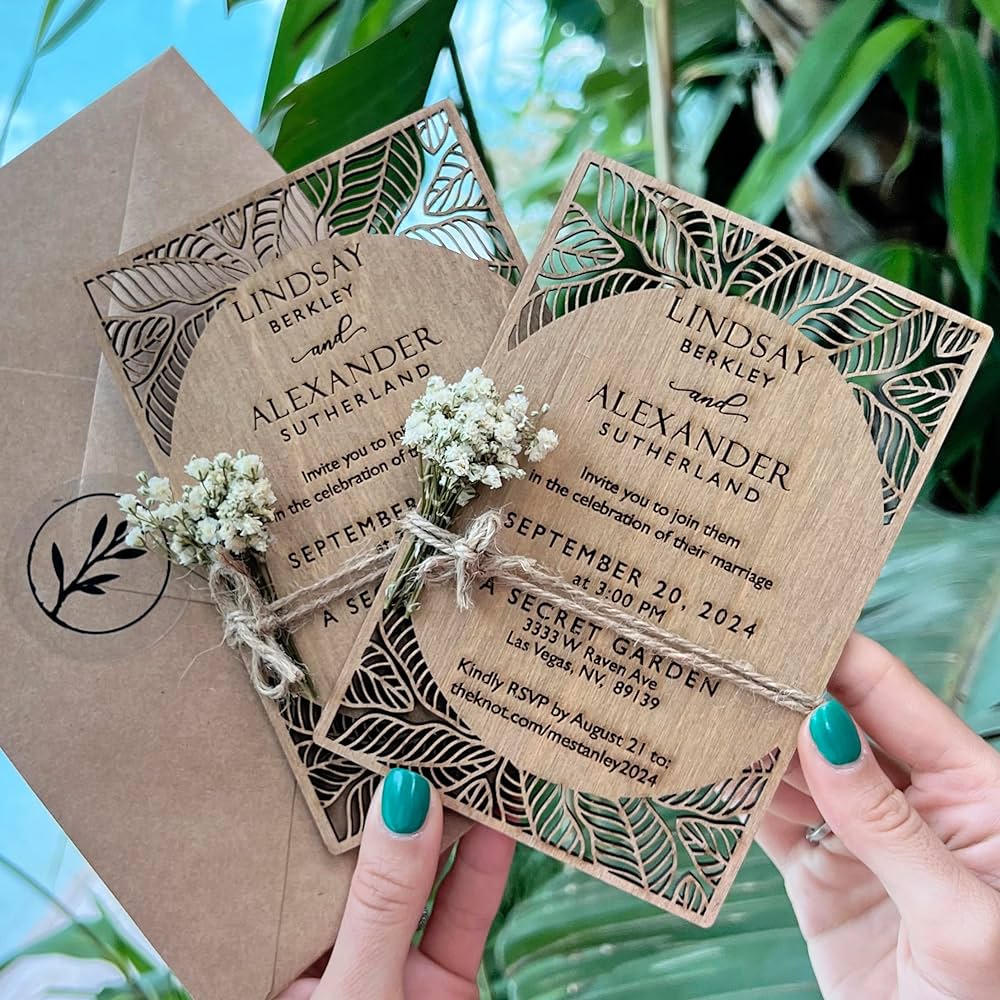 Laser Cut Wedding Cards: Where to Buy and What to Expect from these unique invitations