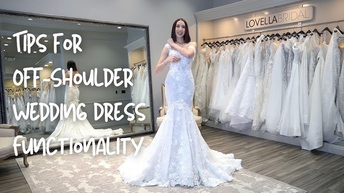 Drop Shoulder Wedding Gown: Tips for Choosing One