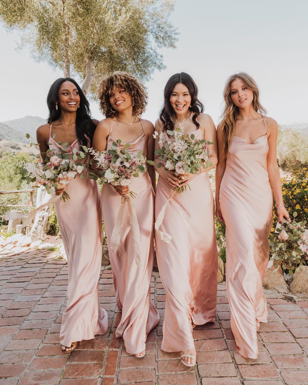 Stunning Rose Gold and Champagne Bridesmaid Dresses for Your Big Day