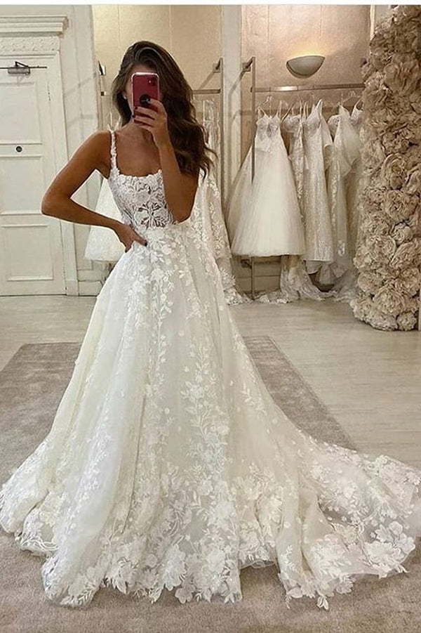 Gorgeous Chiffon Wedding Dress with Lace: Affordable Options Available.