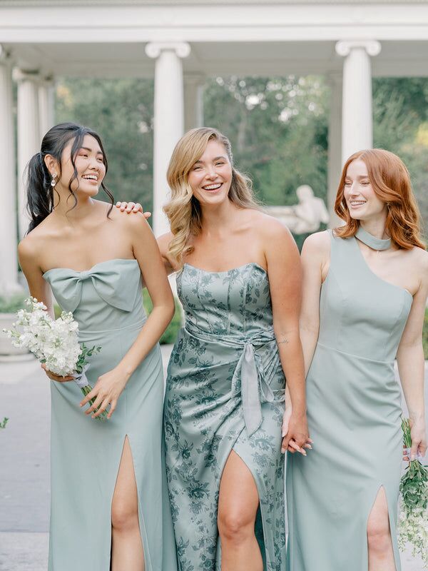 Styling Your Bluish Green Bridesmaid Dresses: Discover the Best Accessories and Shoes!