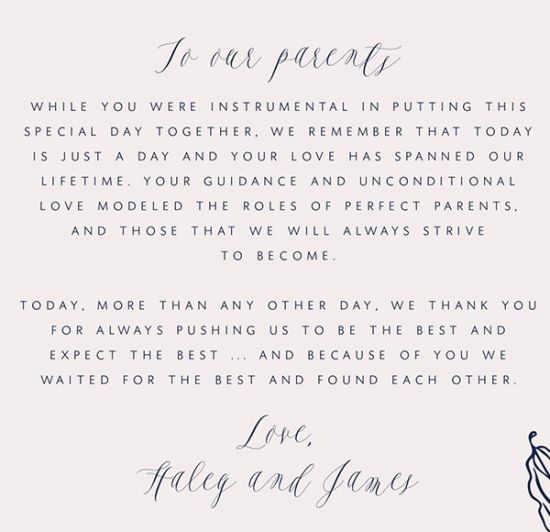 Show Your Love: Heartfelt Wedding Thank You Letter to Parents of the Bride