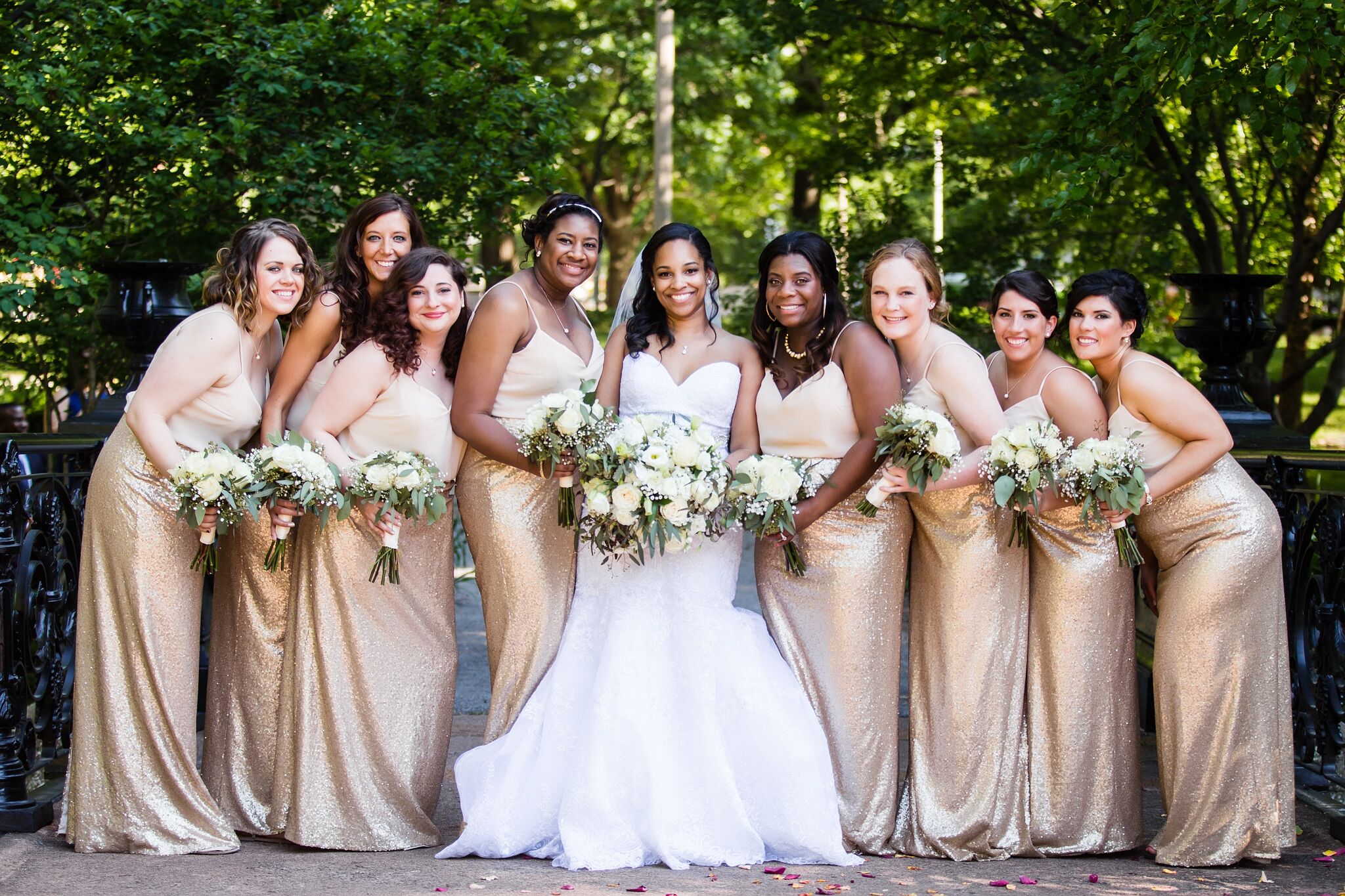 bridesmaid dresses white and gold(best deals of the week)