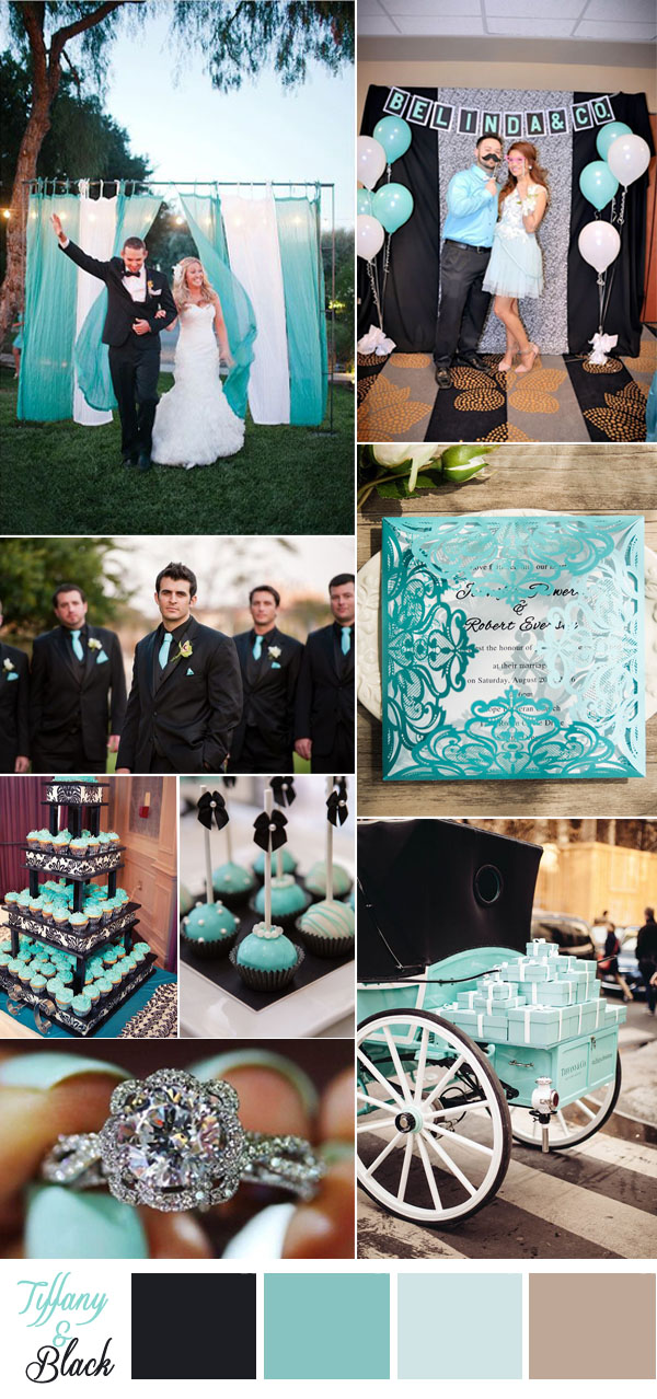 Dreamy Black and Tiffany Blue Wedding Theme for Your Big Day