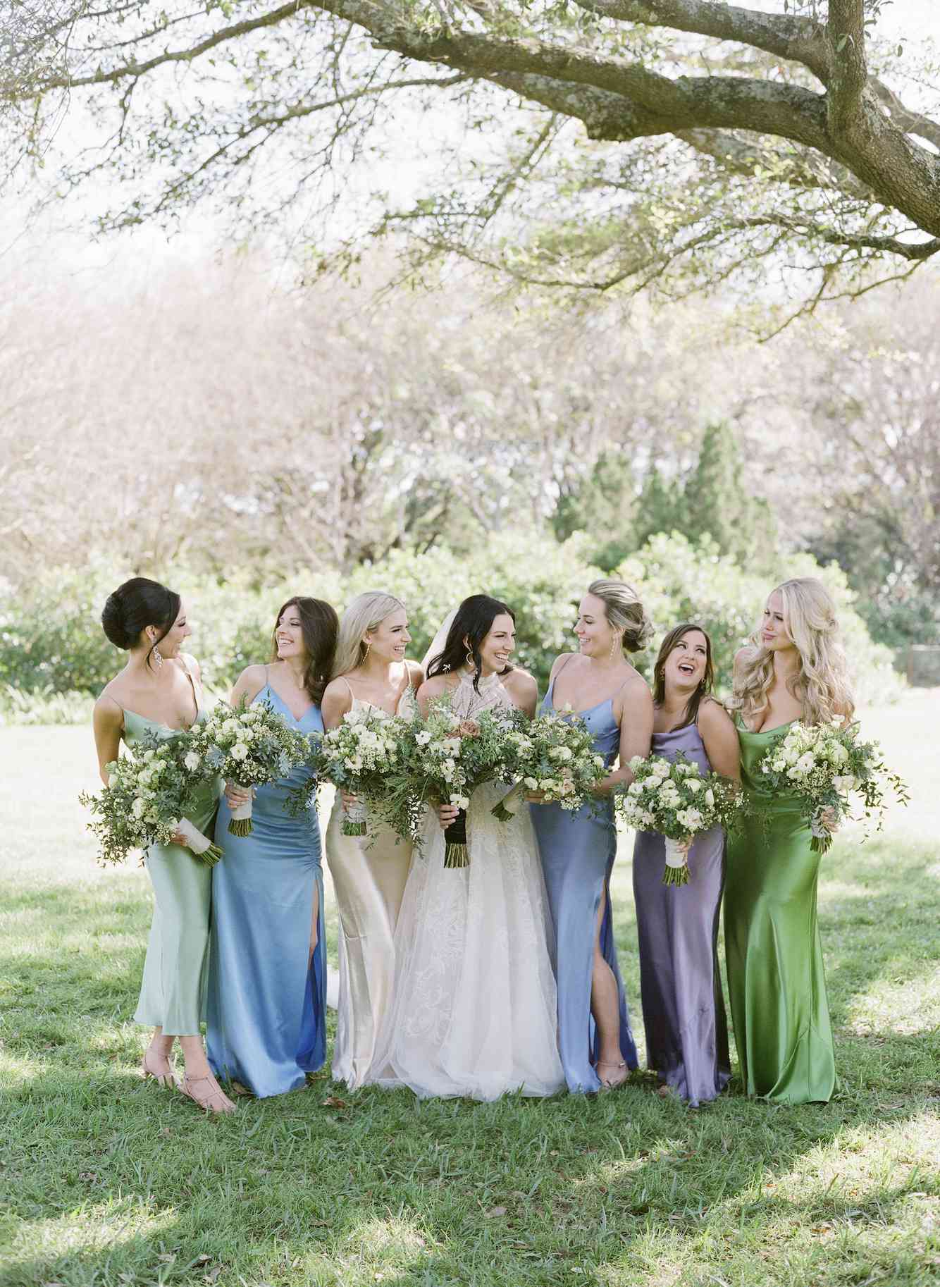 Mismatched Blue Bridesmaid Dresses: Tips and Tricks for Pulling Off This Trendy Wedding Style