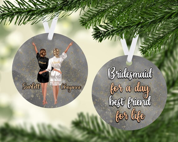 Bridesmaid Ornament: The Perfect Keepsake for Your Besties