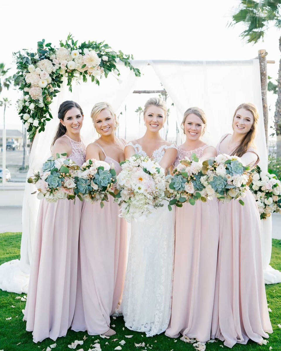 Stunning Wedding Bridesmaid Dresses Pink Your Girls Will Love