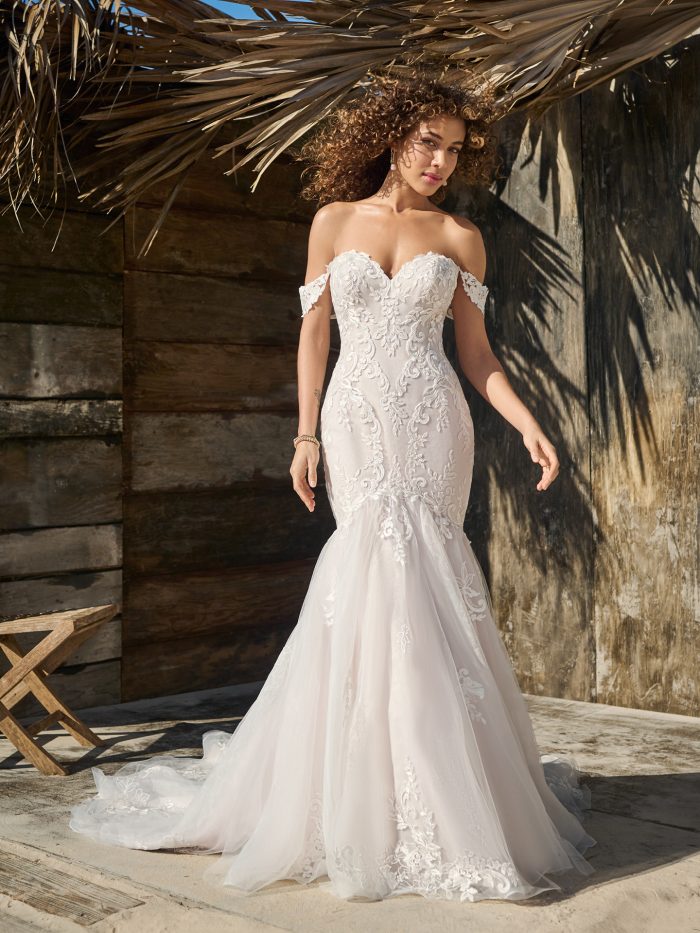 White Off Shoulder Wedding Dress: Tips for the Perfect Fit.