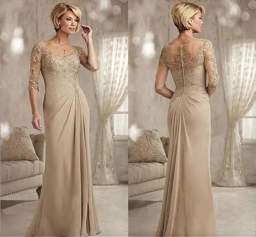 Champagne Color Dress for Mother of the Groom: Where to Buy Online?