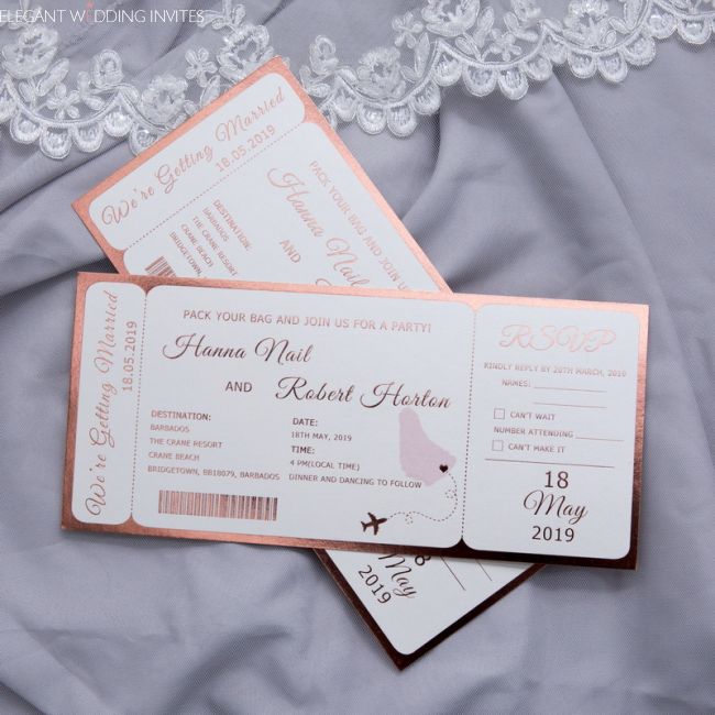 Boarding Ticket Wedding Invitations: The Ultimate Guide to a Unique Wedding Theme