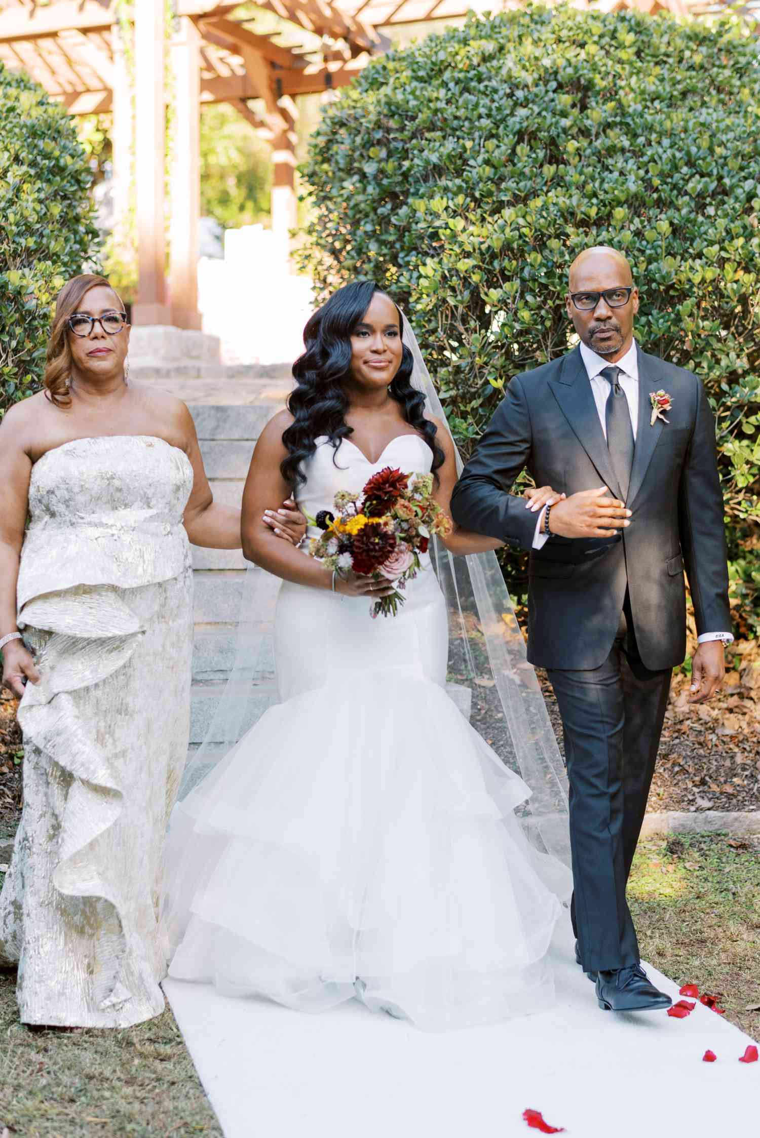 See Mom and Dad Walk Bride Down Aisle:  How to Include Your Parents?