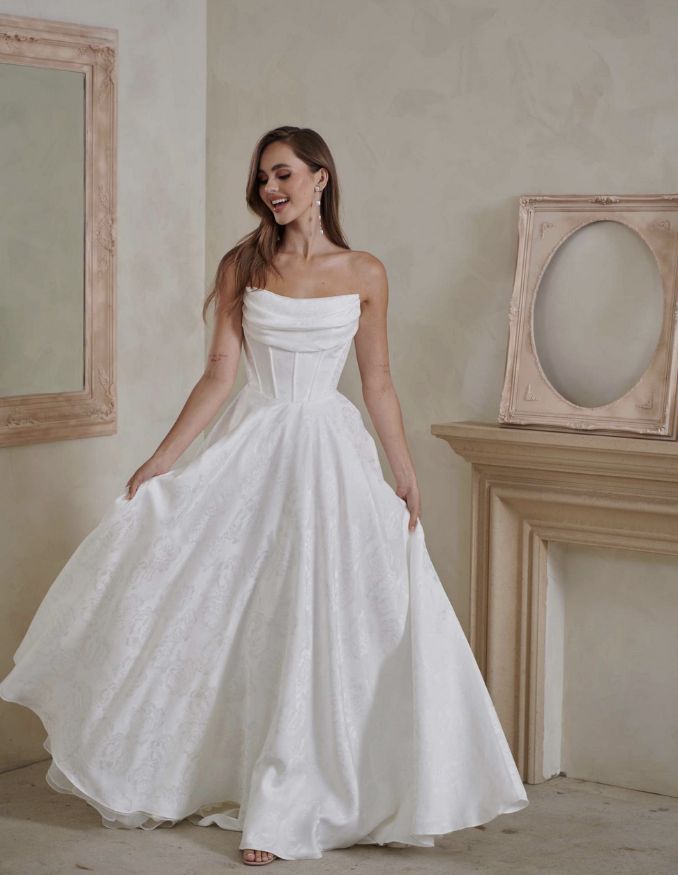 Best Portrait Collar Wedding Gown: Discover Different Gorgeous Styles