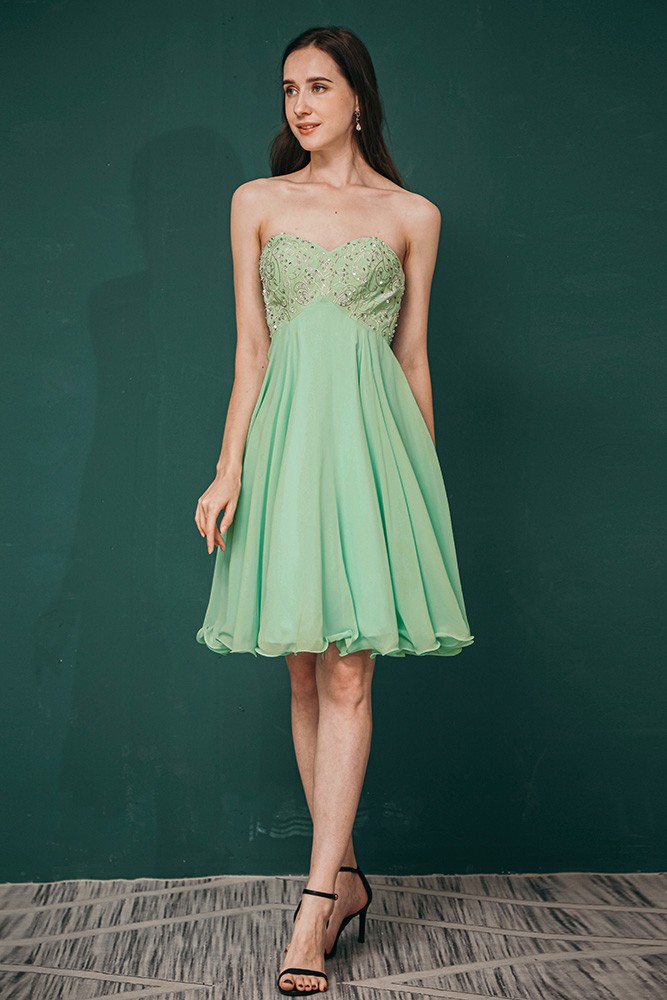 shop green strapless bridesmaid dresses online: find trendy options for your girls!