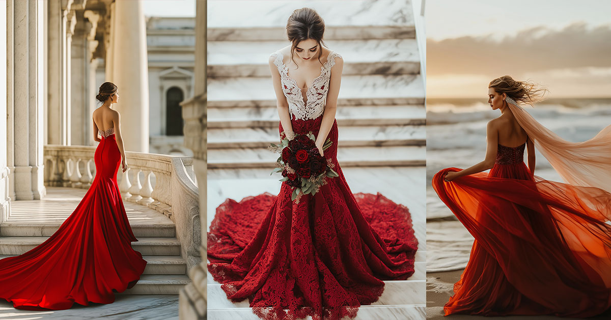 Rock a Red Gown for Wedding: Tips for a Bold and Beautiful Bridal Look!