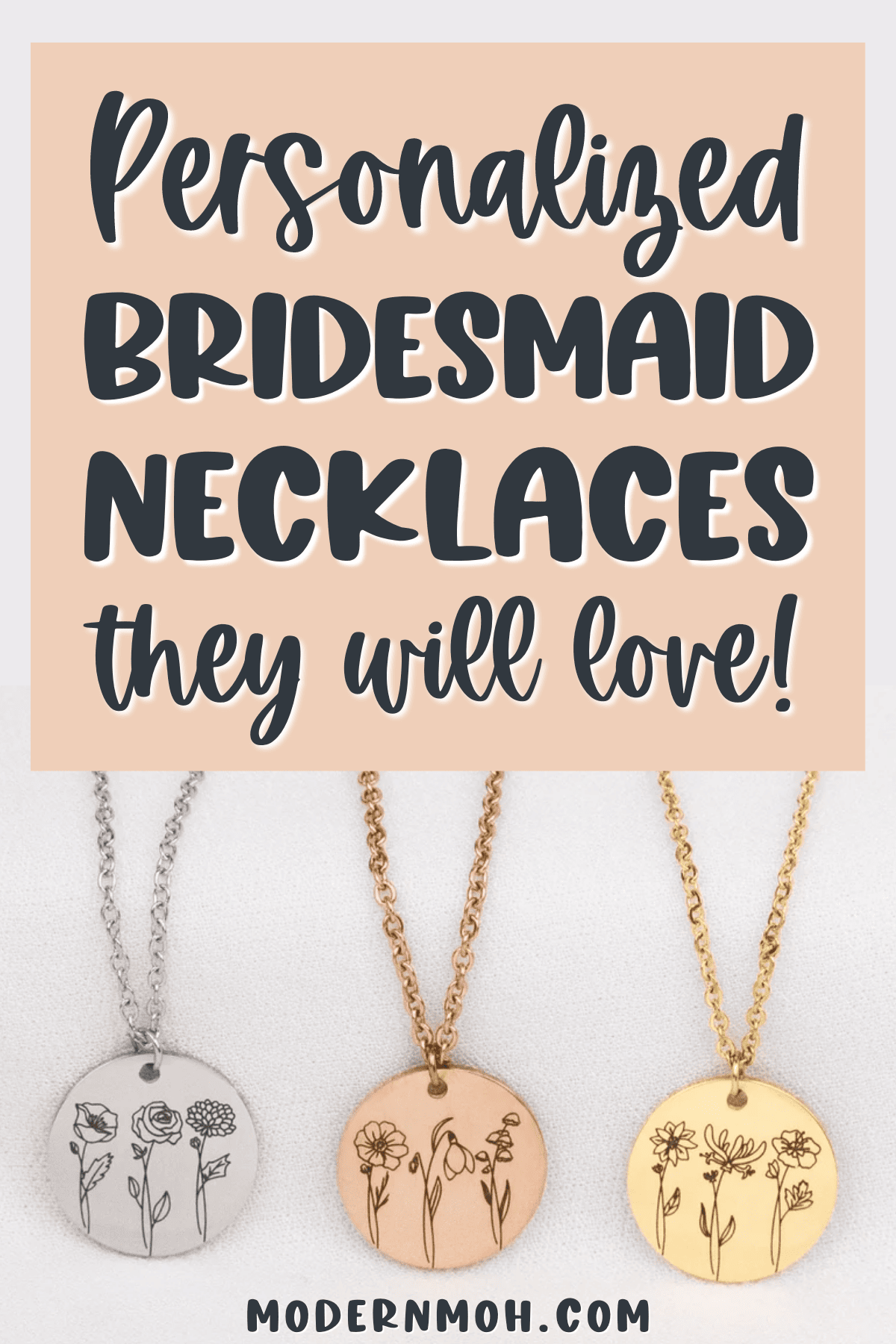 Bridesmaid Necklace Gift Guide: Unique and Personalized Jewelry Theyll Love