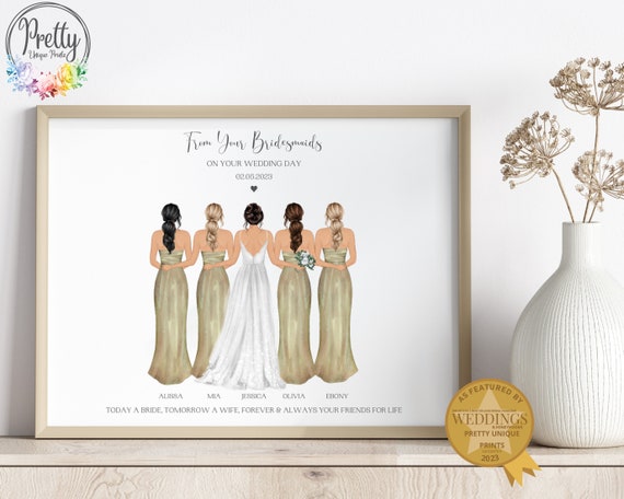 Gift to Bride from Bridesmaid on Wedding Day: Ideas Shell Love