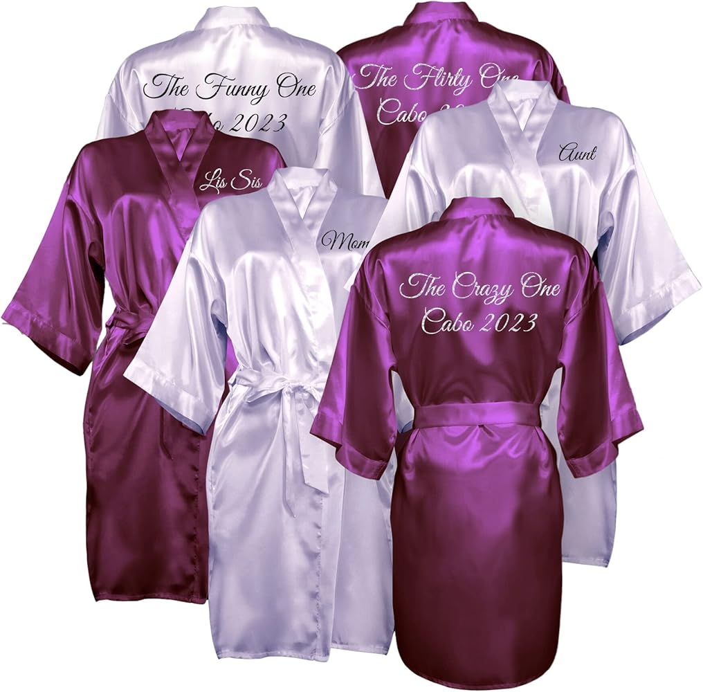 Say I Do to Comfort: Shop Our Set of 6 Bridesmaid Robes (Ultimate Bridal Party Style)