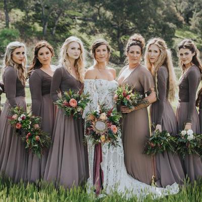 Shop the Best Grey Bridesmaid Dresses Long Sleeve: Chic and Affordable Options.