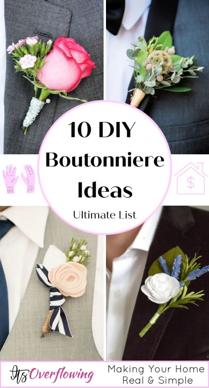 Wedding Boutonniere Groom: DIY Ideas for a Personalized Touch.